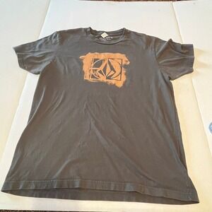 Volcom men's grey size Medium‎ t-shirt graphic tee short sleeve slim fit